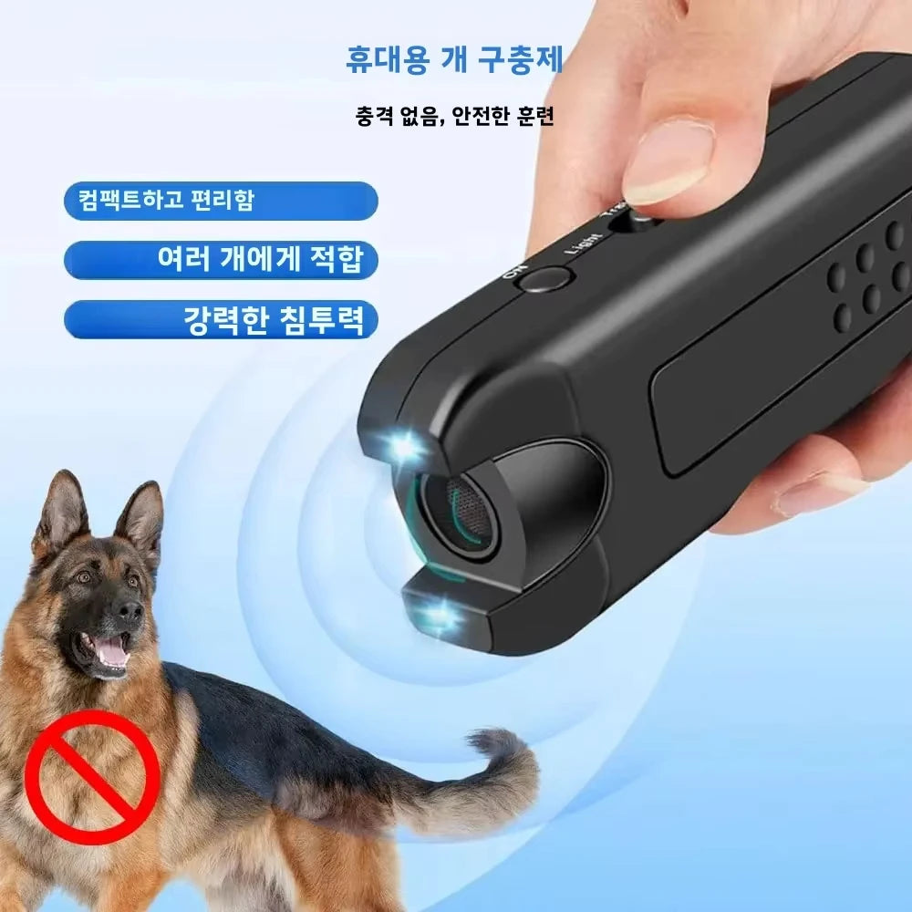 Pet Dog Repeller Anti Barking Stop Bark Training Device Trainer LED Ultrasonic Anti Barking Ultrasonic Without Battery