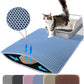 Cat Litter Mat Double Layer Pet Non Slip Big Pet Litter Box Filter MatWear Resistant Waterproof Anti-slip Cat Litter Mat