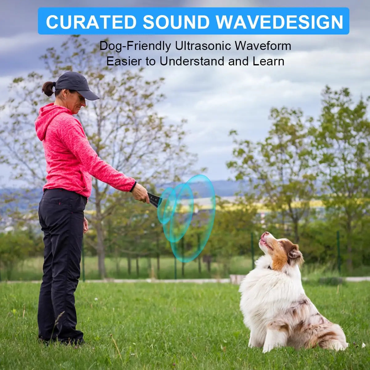 Pet Dog Repeller Anti Barking Stop Bark Training Device Trainer LED Ultrasonic Anti Barking Ultrasonic Without Battery